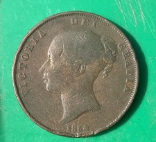 1854 Queen Victoria One Penny