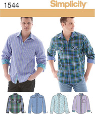 Simplicity 1544 Men's Shirt