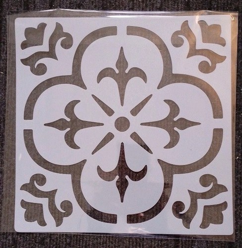 Large flower tile pattern - large,