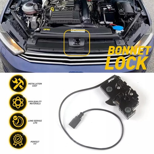 Front bonnet hood lock - front,