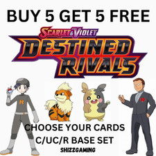 Pokemon Destined Rivals SV10 /182 Base set - Choose Your cards