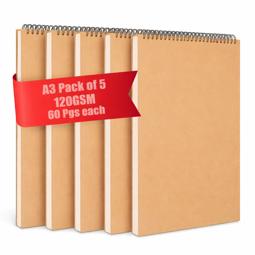 Sketch book pack - a3, 5