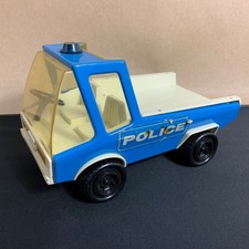 Vintage Marx Atlas Play Truck Police Tin Plastic 1970’s Playpeople Vehicle