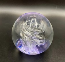 Glass Paperweight Spiral