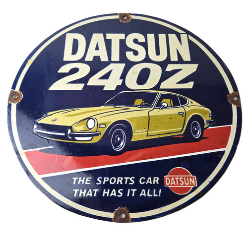 Vintage datsun sign 240z - datsun,