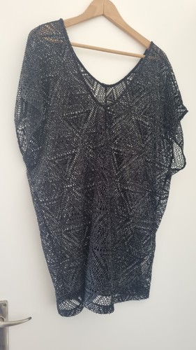 Topshop black glitter - topshop, lace