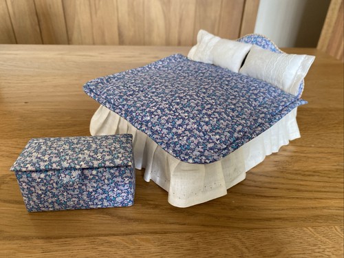 Dolls house double bed - house,