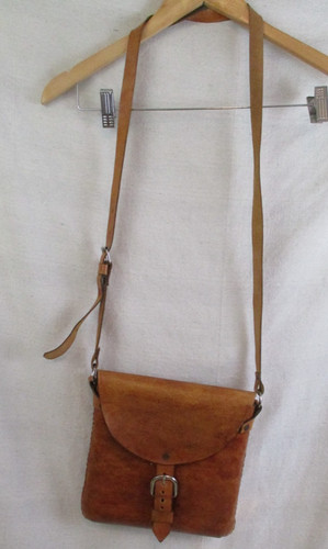 Vintage leather crossbody - vintage, bag