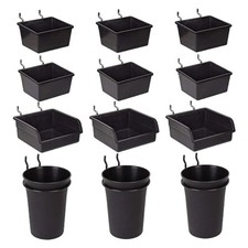 Assortment Organizer Accessory Peg Board Hooks Accessories Pegboard Bins and