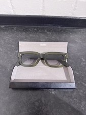 Cubitts Milner L Square Silhouette Acetate Sunglasses in Chic Khaki RRP £150