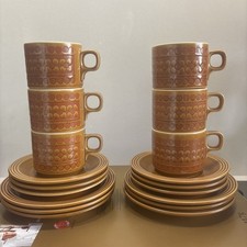 Hornsea Pottery Saffron 6x Tea