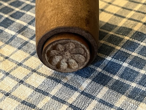 Antique miniature butter - antique, mold