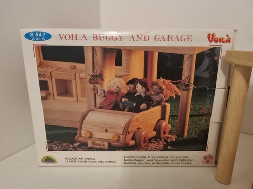 Voila buggy and garage - and, wooden