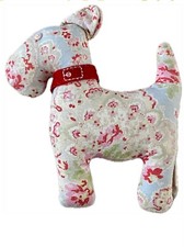Vintage Cath Kidston Paisley Stanley Fabric Toy Dog ~ Adorable