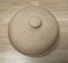 Original Garlic Baker Clay Stoneware Domed Baking Dish Cook's Essentials