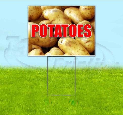 Potatoes 18x24 yard - 18x24, sign