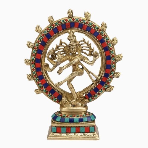 Handmade brass nataraja - brass,