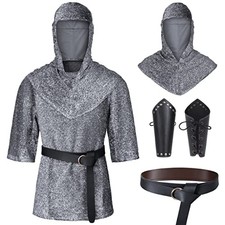 Faux Chain Mail Armor Tunic