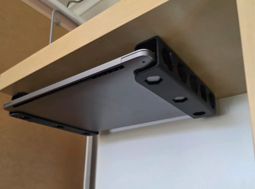 Under desk laptop - under,