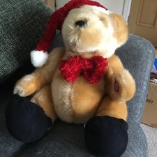 Chad Valley Vintage Musical Animated Christmas Bear Sing Winter Wonderland Rare