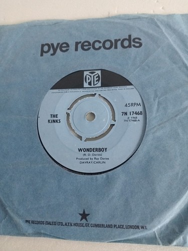 The kinks wonderboy pye 7n - (pye,