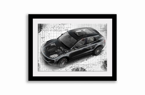 Line tech drawing porsche - line,