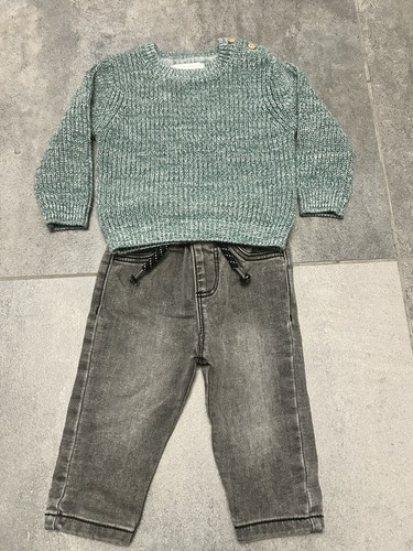 Baby knitted jumper and grey - jumper,