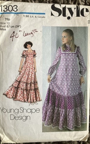 Vintage style sewing pattern - sewing,
