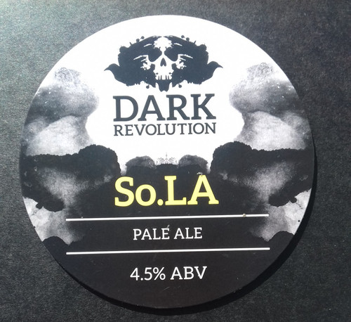 Dark revolution brewery - dark, hand