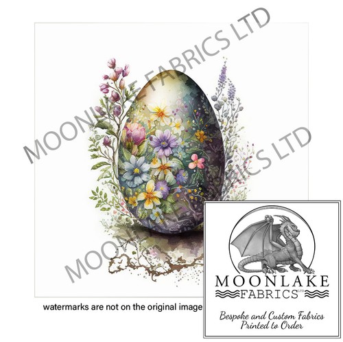 Easter egg with floral - egg, sprigs