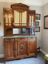 French Solid Oak Dresser Napoleon III (Late Victorian)