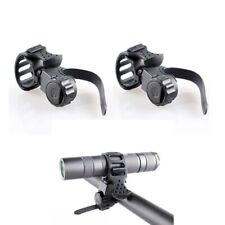 2Pcs Bike Cycling Flashlight Mount Clip Torch Grip Bracket Holder