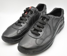Prada America's Cup Nappa Leather Sneakers / Trainers UK 10.5