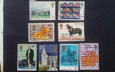 Old British stamps 1970's 