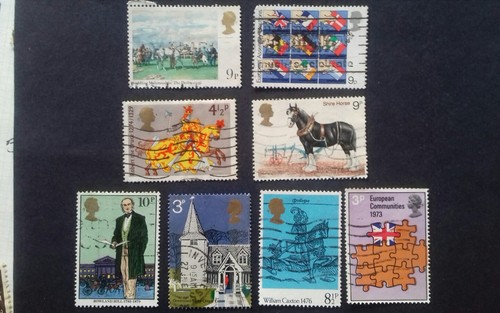 Old british stamps 1970 - old, 1970's