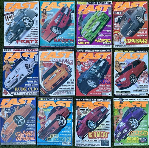 Vintage fast car - car, magazine