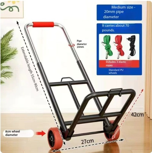 Folding handheld luggage - folding,