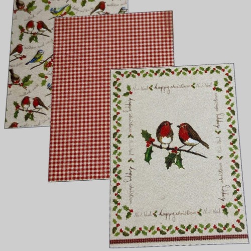 Christmas garden tea towel set - tea,