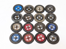 16 X Meccano #142a tyres on 2"