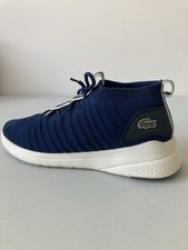 Lacoste Fit Flex Shoes Trainers Men's Size 7UK Blue/White Socks Lace Up