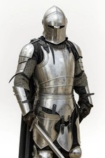 Medieval Barbuta Armor Set