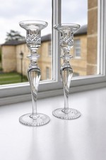 Pair Vintage Cut Glass