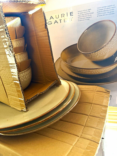 Laurie gates stoneware round - laurie,