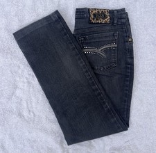 Black Shimmer Denim Y2K Tuzzi