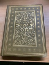 c1881 "MAGAZINE OF ART" BOUND ISSUES LARGE 1.6kg ANTIQUE BOOK (P8)