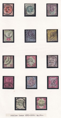 1887 1900 jubilee issues - qv,