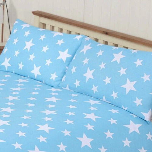 Pillowcase pair stars blue - pair,