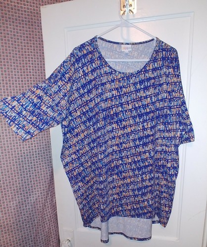 Lularoe irma navy - navy, multicolor