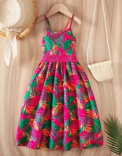 Girls Multi Coloured Leaf