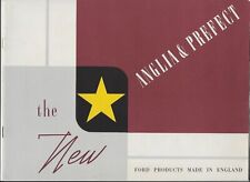 1954 Ford Anglia & Prefect (100E) car brochure: U.S.-market edition publication